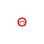 Panneaux de type B - Interdiction / fin d'interdiction / stationnement - B17, 450 mm, RA1/A, 1130 g