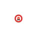 Panneaux de type B - Interdiction / fin d'interdiction / stationnement - B18a, 450 mm, RA1/A, 1130 g