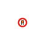 Panneaux de type B - Interdiction / fin d'interdiction / stationnement - B18c, 450 mm, RA1/A, 1130 g