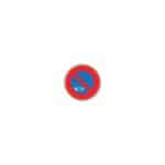 Panneaux de type B - Interdiction / fin d'interdiction / stationnement - B6a3, 450 mm, RA1/A, 1130 g
