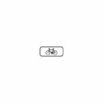 Panonceaux de type M - 350 mm, 150 mm, M4d1, Noir. Blanc