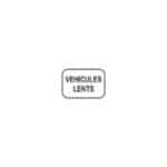 Panonceaux de type M - 700 mm, 350 mm, M4e, Noir. Blanc