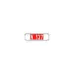 Panonceaux de type M - 350 mm, 150 mm, M10a, Blanc. Rouge