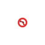 Panneaux de type B - Interdiction / fin d'interdiction / stationnement - B2a, 450 mm, RA1/A, 1130 g