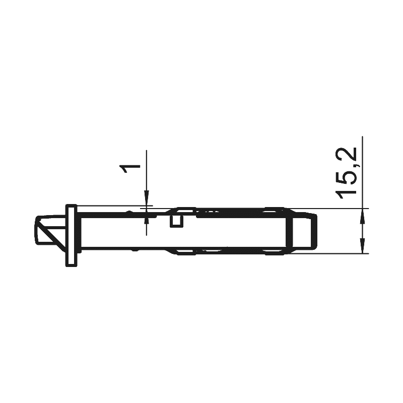 Serrure encastrée pour porte intérieure BB classe 2 - Würth Caraïbes /  Outre-Mer