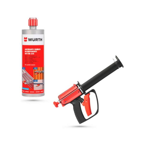 LOT MORTIER WIT-VM 250 + PISTOLET MANUEL 49 PCS