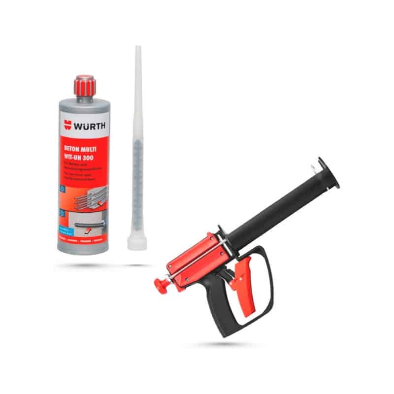 Pistolet électrique pour mastic silicone - WURTH