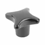 Poignée en croix thermodurcissable avec filetage femelle Avec bague filetée - 12 mm, 25 mm, 9.5 mm