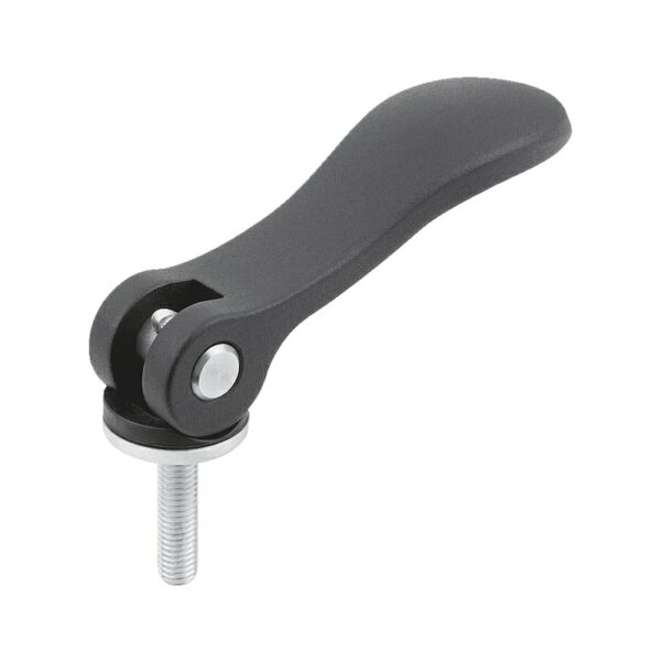 Levier excentrique en aluminium avec filetage mâle