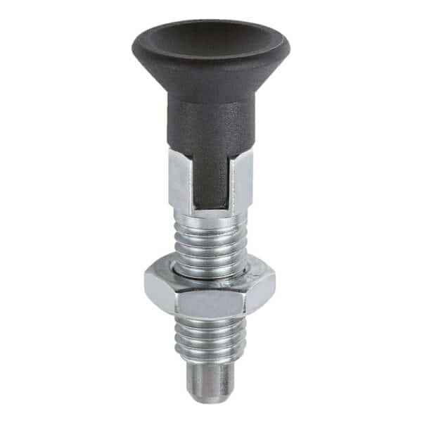 Boulon de verrouillage avec rainure d'encliquetage