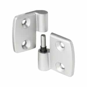 Charnière en aluminium moulé sous pression  Droite et amovible