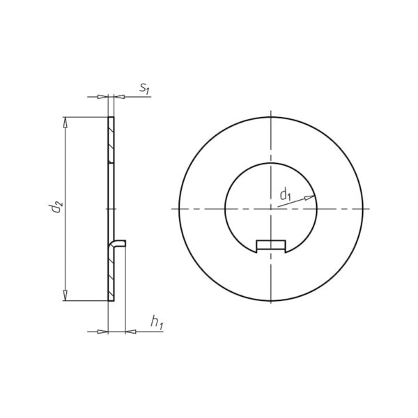 Rondelle à aileron interne – Image 2
