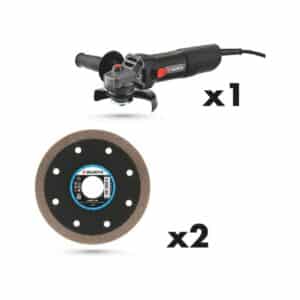 Lot meuleuse d'angle électri. EWS 7-125 basic 3pcs