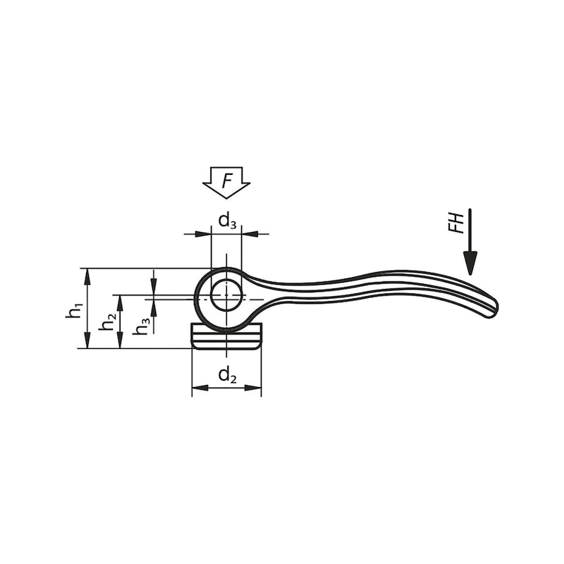 Levier Excentrique En Aluminium Avec Filetage Femelle W rth Cara bes Levier Excentrique En Aluminium Avec Filetage Femelle W rth Cara bes