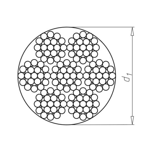 Câble métallique 7 x 19 – Image 2