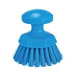 Balayette ronde, dure - Bleu, Polypropylène. acier inoxydable, Polyester, 110 mm