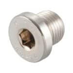 Bouchon six pans mâle et embase à filetage cylindrique - 21 mm, 39 mm, 5 mm