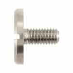 Vis fendues à tête plate et large - 5 mm, 12 mm