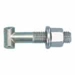Vis pour échafaudage - SW19, Acier, Zinc. épaisseur du revêtement 5 µm, jaunâtre luisant à jaune-brun, i