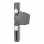 Dispositif de verrouillage des fenêtres et des portes WS 33 - Marron, Fonte de zinc, Peint, Acier
