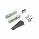 Kit de quincaillerie pour porte coulissante intérieure  ABILIT 50-G - Couleur argent, 50 kg