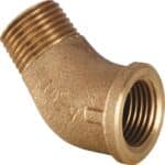 EN1254 laiton rouge 3121 - 0.375 in, 0.375 in, 20 mm, 29 mm