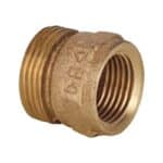 EN1254 laiton rouge 4370G - 1.500 in, 2.000 in, 35 mm, 1 1/2 pouce. 2 pouces