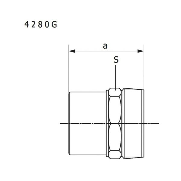 EN1254 laiton rouge 4280G – Image 2