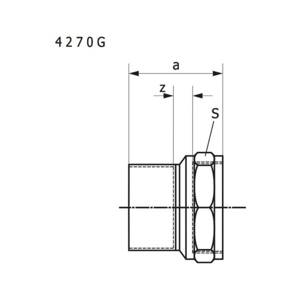 EN1254 laiton rouge 4270G – Image 2