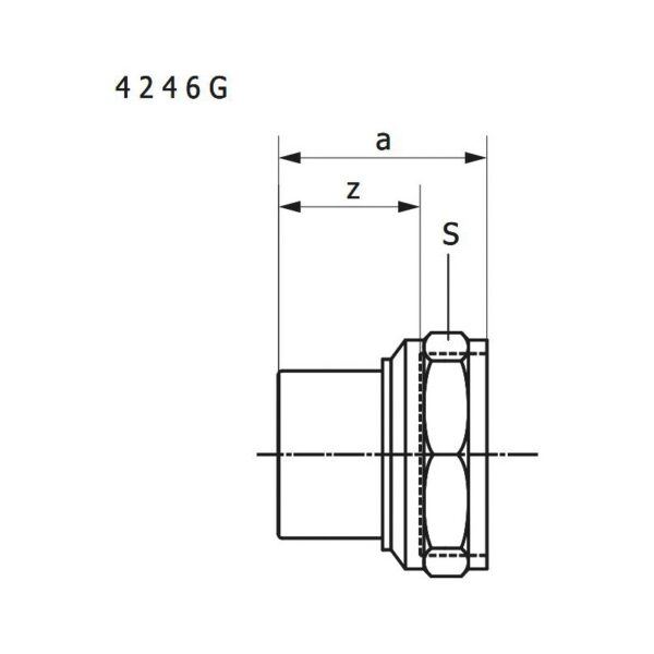 EN1254 laiton rouge 4246G – Image 2