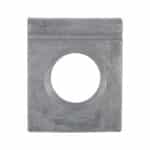 Rondelle, carrée, oblique pour vis galvanisée à chaud sur profilé I - M12, 13 mm, 6.2 mm, 30 mm