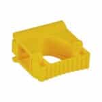 Wall mount, Hi-Flex - Jaune, 82 mm, 81.960 g, TPE/polypropylène