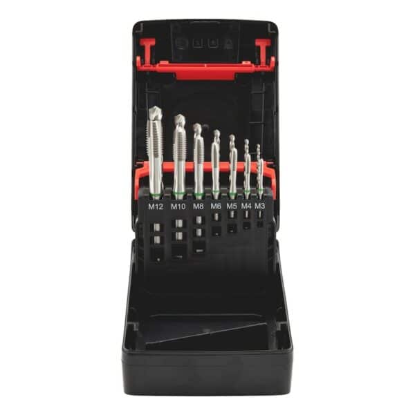Assortiment de tarauds machine Trou débouchant acier inoxydable M3-M12, 14 pièces – Image 2