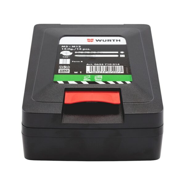 Assortiment de tarauds machine Trou débouchant acier inoxydable M3-M12, 14 pièces – Image 3