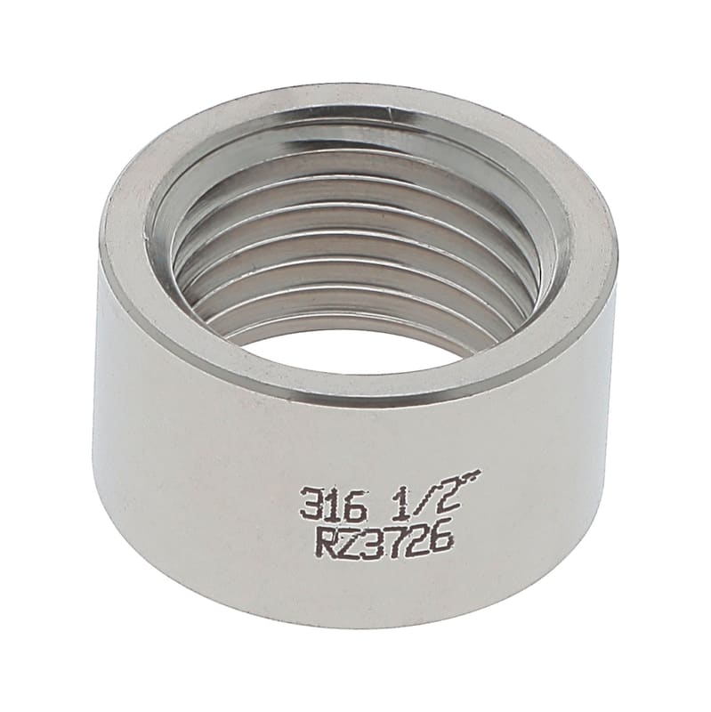 Manchon en inox 316 diamètre 1,5 à 3 mm