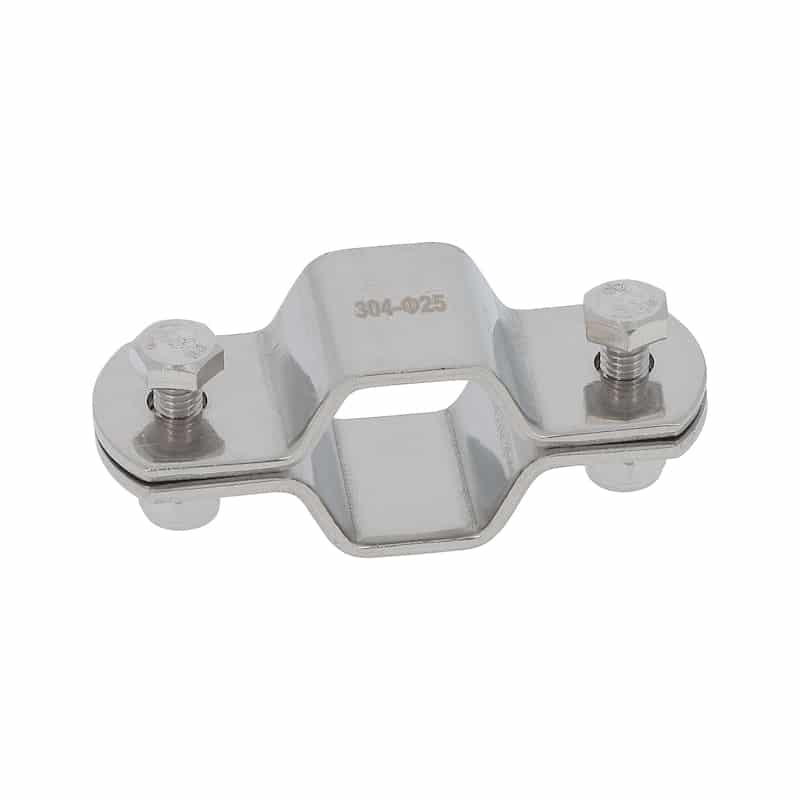 Collier hexagonal articulé SMS sans tige inox 304